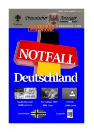 Notfall Deutschland - Die Leseprobe