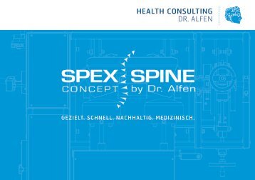 Health Consulting - Spexs Spine Concept by Dr. Alfen