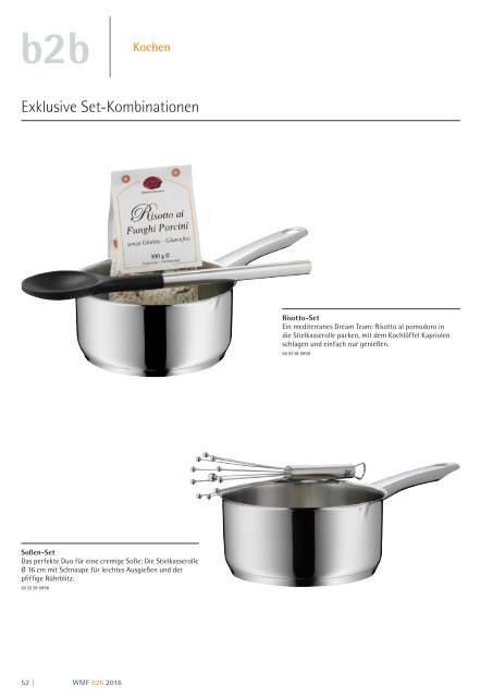 Katalog für hochwertige Kundengeschenke Markenartikel WMF