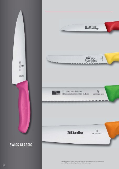 Werbeartikel Victorinox Messerprodukte