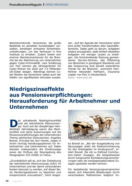 FinanzBusinessMagazin Ausgabe 2-2016