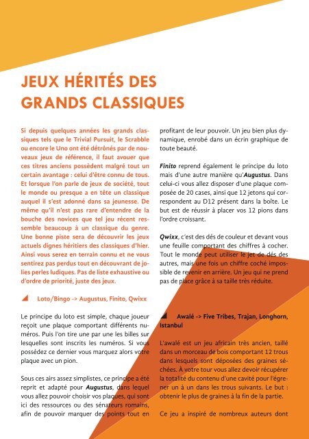 Débuter dans les jeux de société