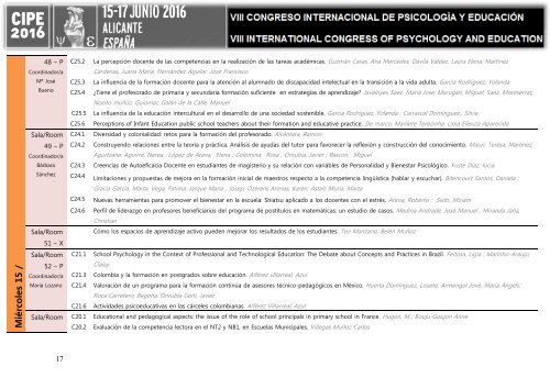 Programa/ Program