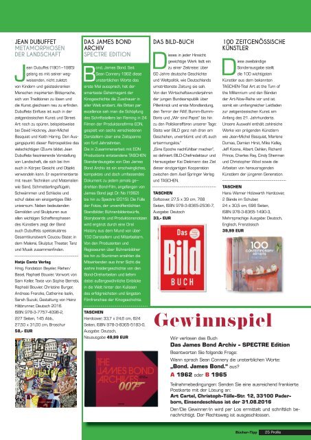 Profile Nr. 8 - Kunst und Kulturmagazin