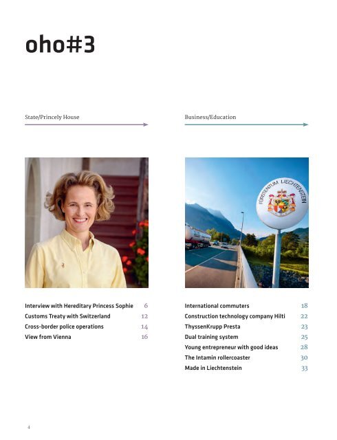 oho #3 - The magazine of the Principality of Liechtenstein