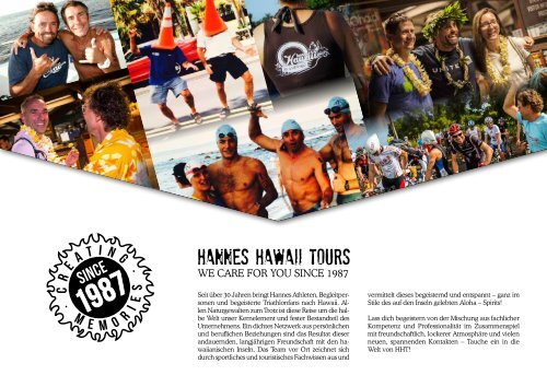 Hannes Hawaii Tours - Mythos Hawaii 2020 DE