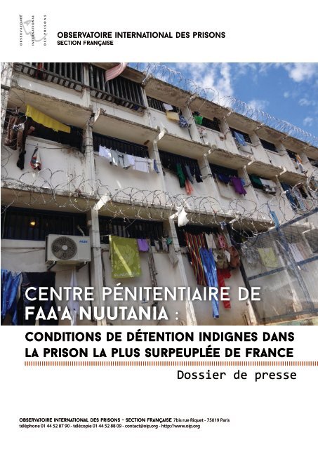 centre pénitentiaire de faa'a nuutania