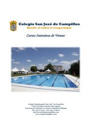 Colegio San José de Campillos - CUROS DE VERANO