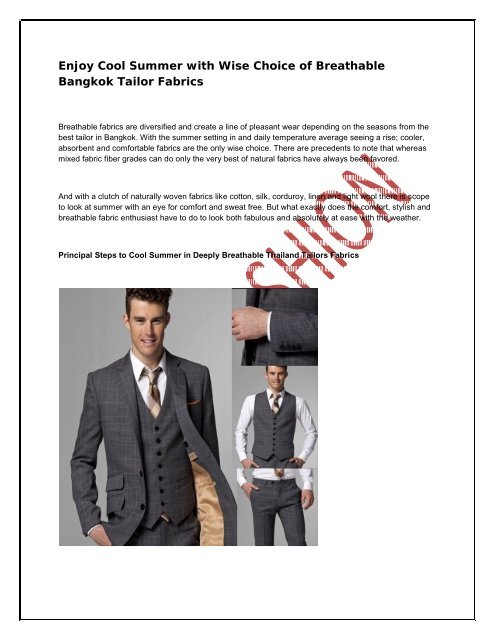 Custom Suits