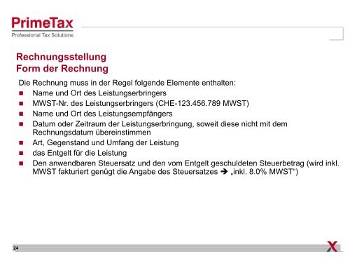 PrimeTax, MwSt. in der Baubranche