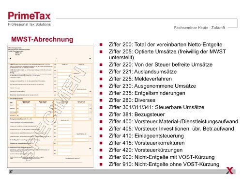 PrimeTax, MwSt. in der Baubranche