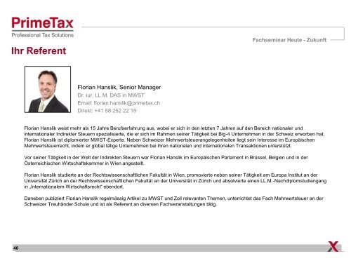 PrimeTax, MwSt. in der Baubranche