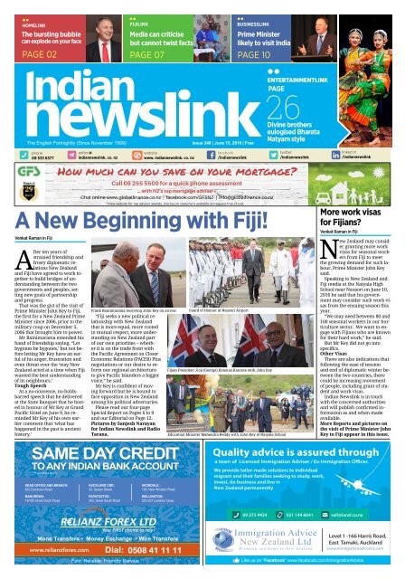 Indian Newslink 15th June 2016 Digital Edition