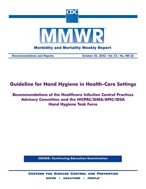 pmit case study guidelines for hand hygiene in health care setting