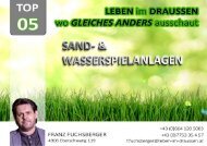 Sand- & Wasserspielanlagen