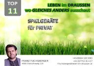 Spielgeräte für Privat