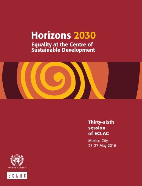 Horizons 2030: Equality at the centre of sustainable development