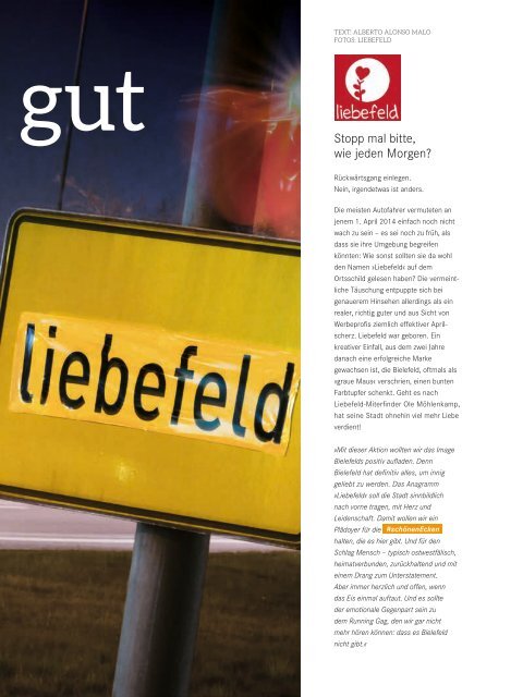 Liebefeld Magazin 05.2016