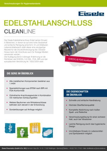 Flyer Edelstahlanschluss_de