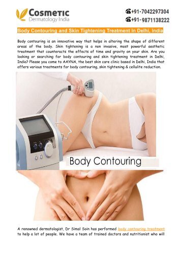 Body Contouring and Skin Tightening Treatment In Delhi India