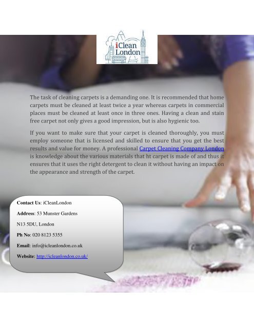 Top Cleaning Company in London 
