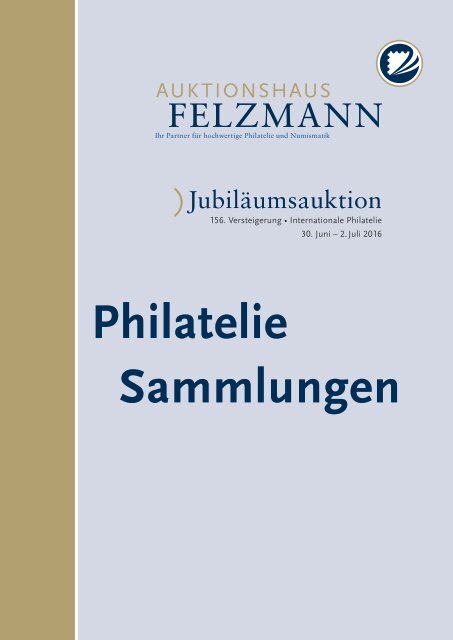 Auktion156 09 Philatelie Sammlungen