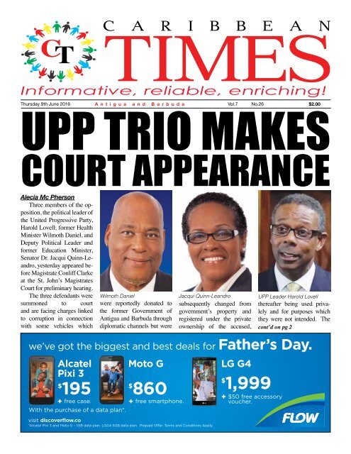 Caribbean Times 26th Issue - Thursday 9th June 2016