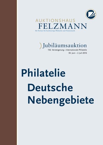 Auktion156-06-Philatelie-DeutscheNebengebiete