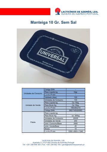 11. Manteiga S Sal