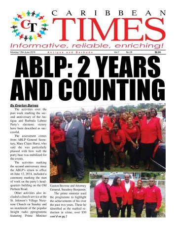 Caribbean Times 28th Issue