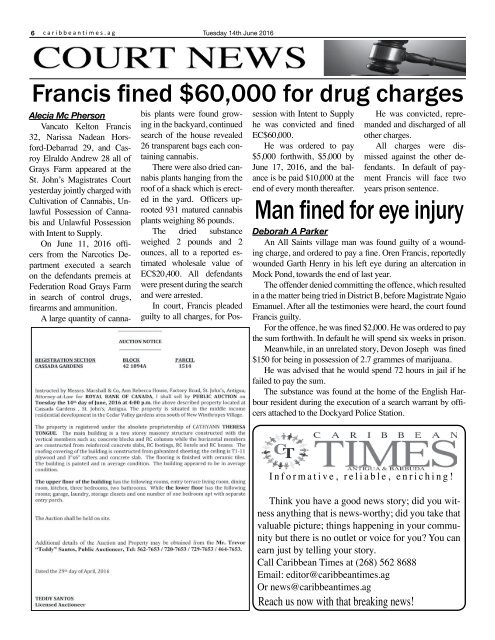 Caribbean Times 29th Issue - Tuesday June 14th 2016