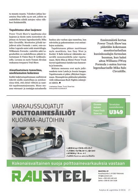 Kuljetus & Logistiikka 3 / 2016