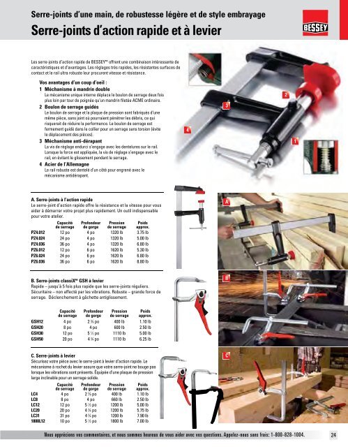 Bessey - Catalogue_2015_2016_FR