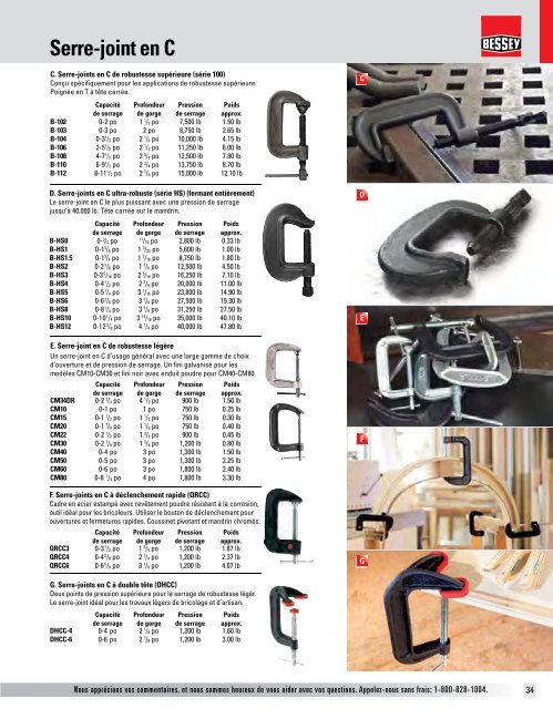 Bessey - Catalogue_2015_2016_FR