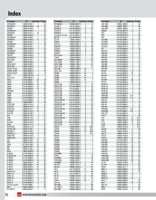 Bessey - Catalogue_2015_2016_FR