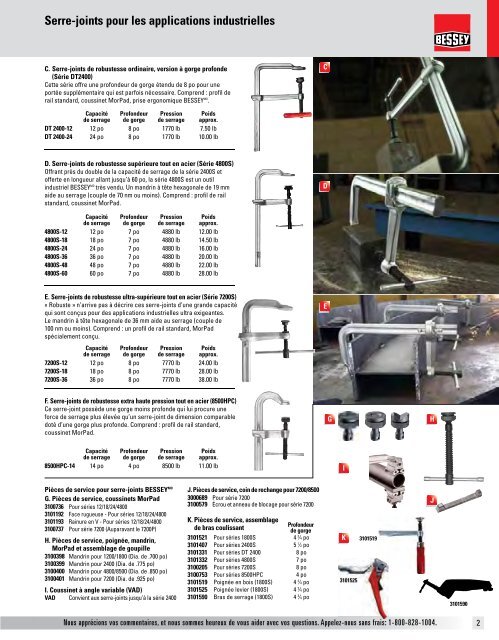 Bessey - Catalogue_2015_2016_FR