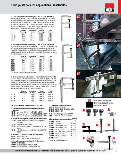 Bessey - Catalogue_2015_2016_FR