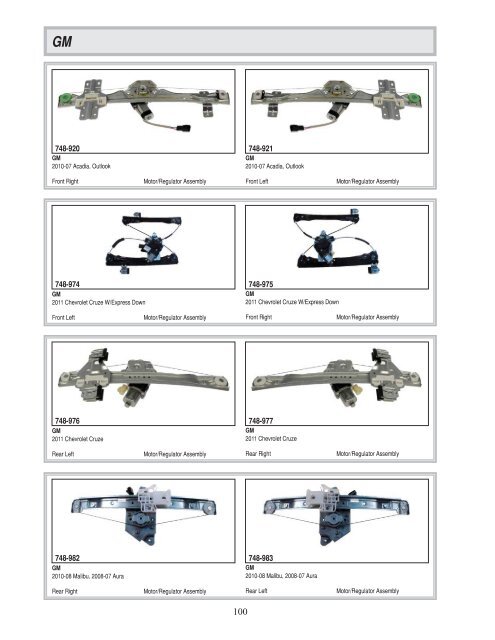 Dorman - Window Regulator