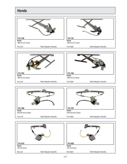 Dorman - Window Regulator