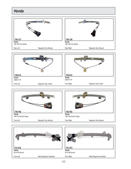 Dorman - Window Regulator