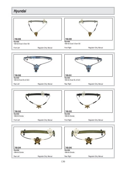 Dorman - Window Regulator