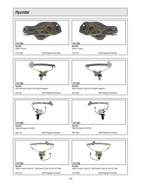 Dorman - Window Regulator