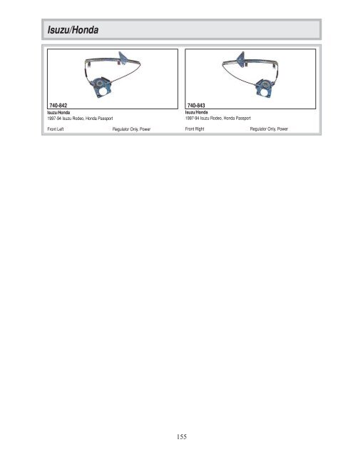 Dorman - Window Regulator