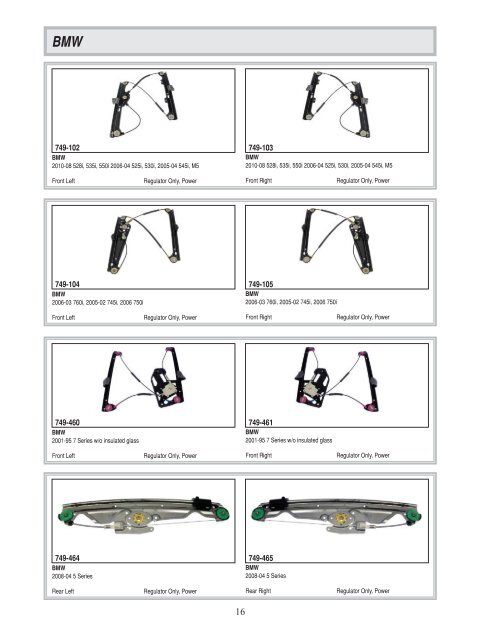 Dorman - Window Regulator