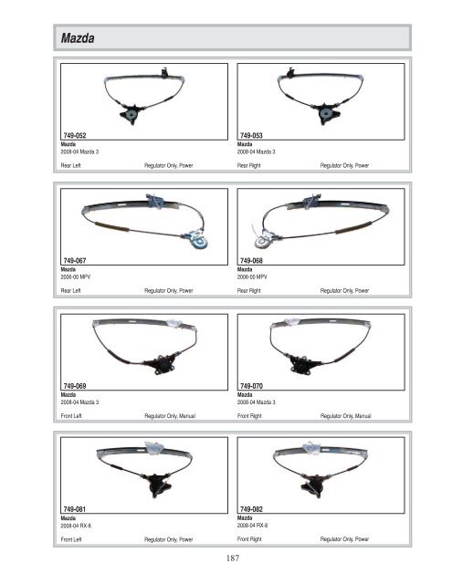 Dorman - Window Regulator