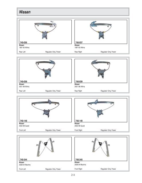 Dorman - Window Regulator