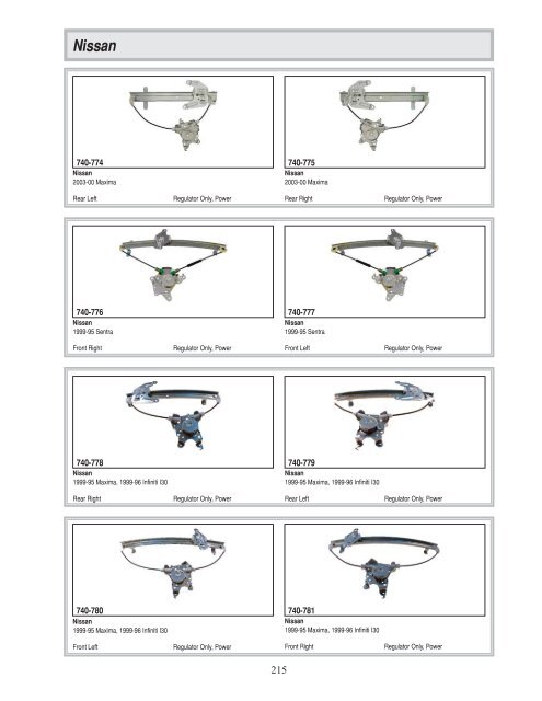 Dorman - Window Regulator