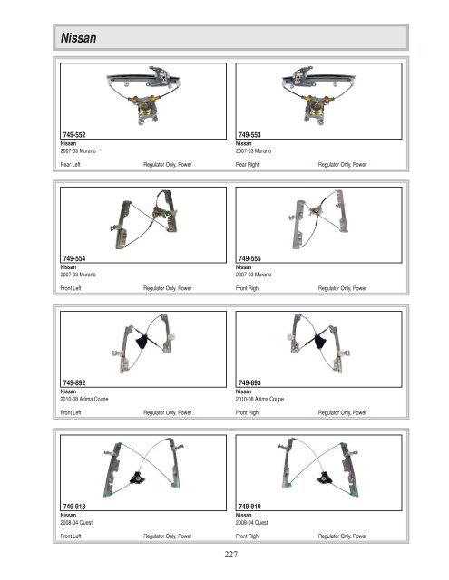 Dorman - Window Regulator