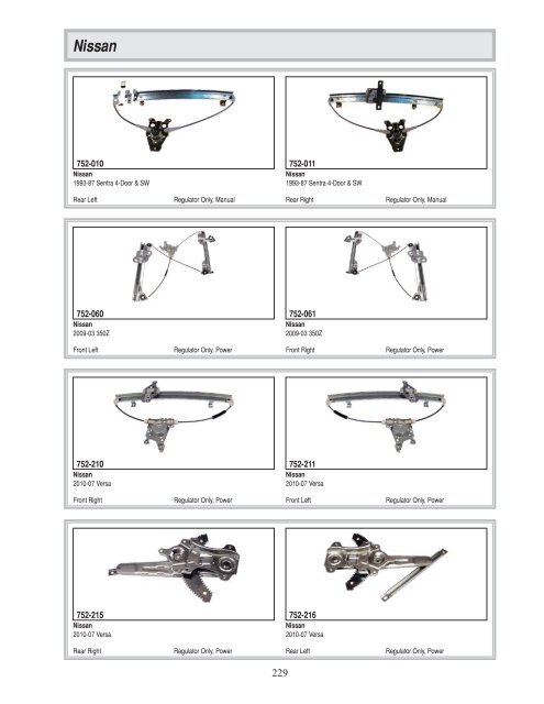 Dorman - Window Regulator