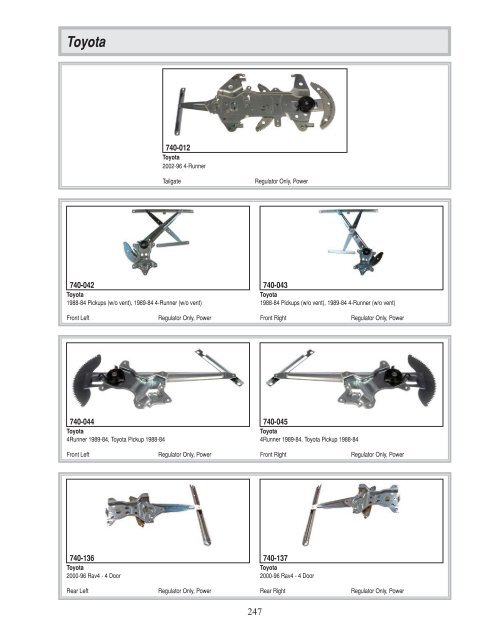 Dorman - Window Regulator